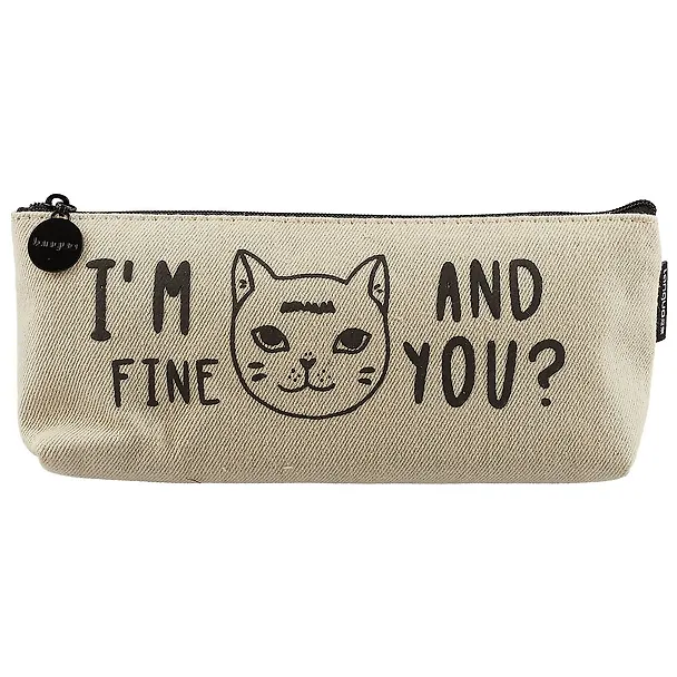 Пенал на молнии «Fine, easy, how, lovely», 20 х 8 см 2596145 — 4