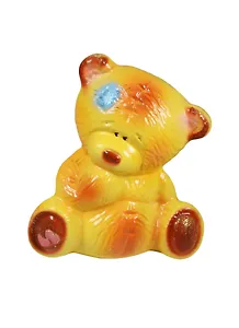 Копилка керамика Мишка Т желтый (6х11х12) (1102196)