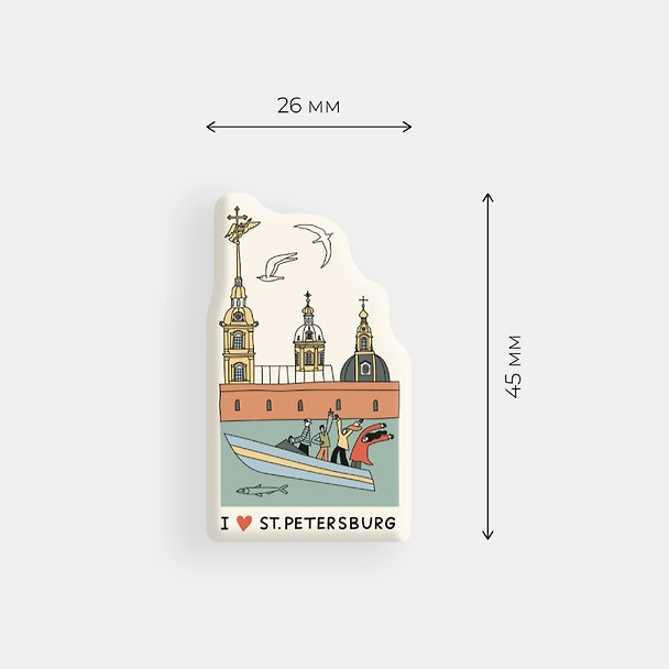 Стикер объемный Петропавловка 3049766 — 1