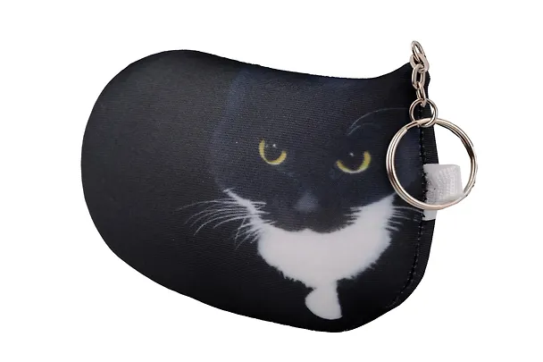 Брелок-антистресс "Кот черный мем", 15см 3117187 — 2