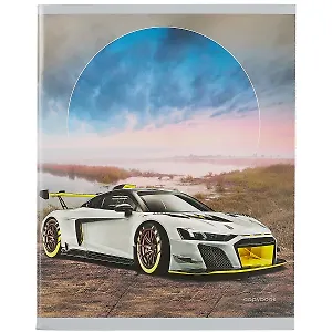Тетрадь в клетку Listoff, Sports car, 80 листов, в ассортименте