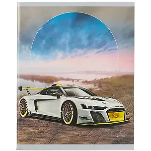 Тетрадь в клетку Listoff, Sports car, 80 листов, в ассортименте 259583