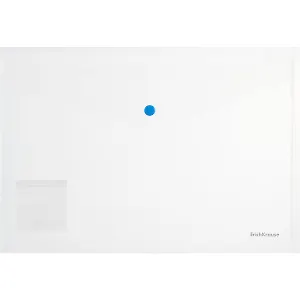 Папка-конверт А4 на кнопке "Glossy Clear" прозрачн.пластик, цв.кнопка, Erich Krause