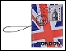 Сувенир Обложка для паспорта и автодокументов 3 в 1 "Лондон" 13,7*9,6см пластик 491525