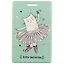 Чехол для карточек Kitty ballerina зеленый (ДК2017-130) — 2615351 — 1