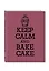 Книга для записи рецептов. KEEP CALM and BAKE CAKE — 2563576 — 2