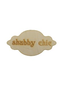 Заготовка из дерева «Табличка с надписью. Shabby chic»