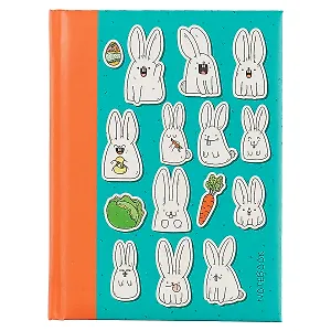 Записная книжка «Белые кролики», 80 листов, А6