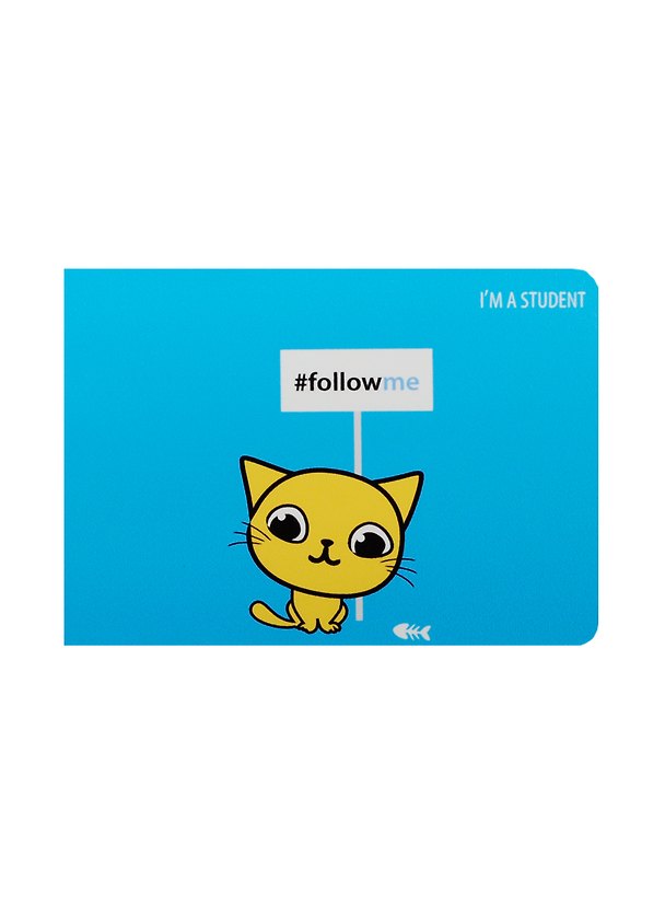 Обложка на студенческий билет «Follow me» 2498929 — 1
