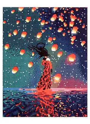 Алмазная мозаика "Мир ярких фонарей", 40х50 2904316