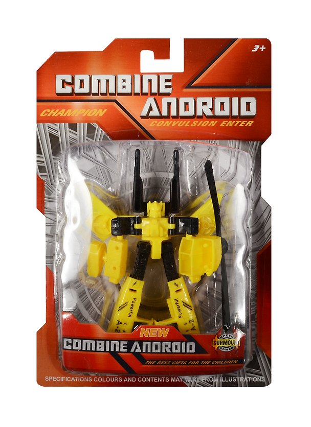 Робот-трансформер Combine Android, жёлто-чёрный (15-01249-A2) 2494123 — 1