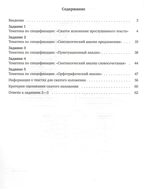 Книга ОГЭ в 2022 году. Русский язык. Задания 1-5 (изложение, синтаксический анализ предложения и словосочетания, пунктуационный анализ, орфографический анализ). Рабочая тетрадь (Анна Задорожная, Андрей Кузнецов, Мария Кузнецова) — 2