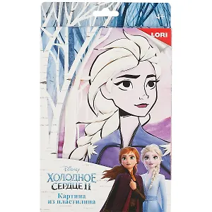 Набор для творчества Картина из пластилина LORI Disney. Холодное сердце-2 Эльза Пкд-014