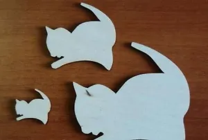 Набор деревянных заготовок для декупажа Филькина Грамота Котята