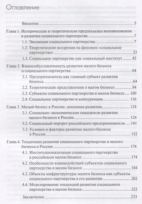 Книга Социальное партнерство и Российский малый бизнес: состояние и тенденции развития. Монография () — 2
