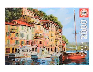 Пазл Educa 2000 эл. 96*68см.. Красная лодка, Гвидо Борелли 321858
