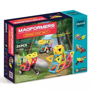 Конструктор магнитный MAGFORMERS/МАГФОРМЕРС, Magic Pop — 327296 — 1