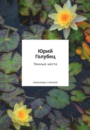Книга Темные места. Вторая книга песен (Юрий Голубец)