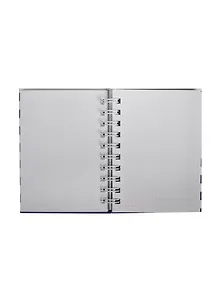 Записная книжка А6 100л кл. "Морской орнамент" 7БЦ, евроспираль,тисн.зол.фольгой, выб.лак, Listoff