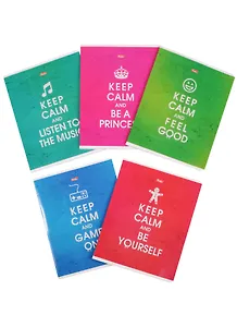 Тетрадь в клетку Hatber, Keep Calm, 48 листов, в ассортименте