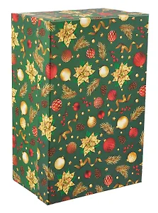 Коробка подарочная "ЗОЛОТАЯ МАГИЯ" 28.5*18.5*12см, Новый год, картон 
