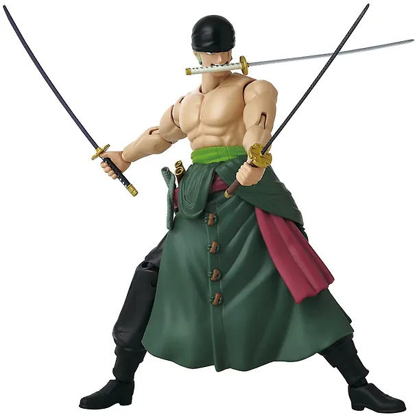 Экшн-фигурка Bandai  Ван Пис Зоро Трехмечевой стиль (17см) (67778) 3130684 — 19