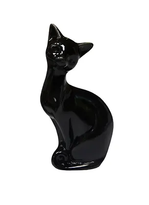 Фигурка Кошка черная (13см) (керамика) (390-457) 2440460