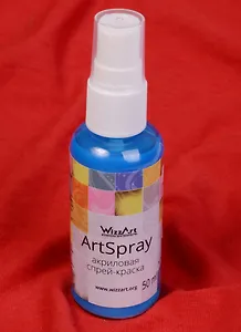 ArtSpray Акриловая спрей-краска Васильковый (ST9) (флакон) (50мл) (WizzArt)