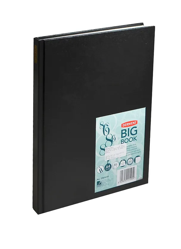 Блокнот для эскизов А4 86л "Sketchbook" тв.обл., 110г/м2, бескислотная бумага, микроперфорация, Derwent 225116 — 1