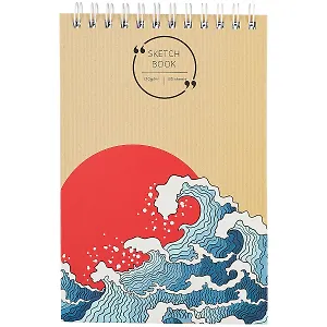 Скетчбук «Волна настроения», 80 листов, А5+