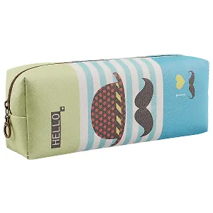 Пенал на молнии «Усы с разноцветной полоской», 20 х 6.5 см