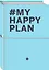 My Happy Plan (Морской) (большой формат 165х240, лента ляссе, серебряная резинка) — 339476 — 2