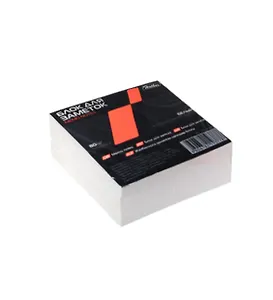 Блок для заметок 9*9*4,5см, белый, непроклеенный, Hatber