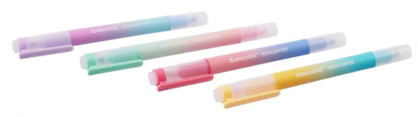 Текстовыделители 04цв "GRADE" двусторонние, ПВХ, подвес, BRAUBERG 3119305 — 4