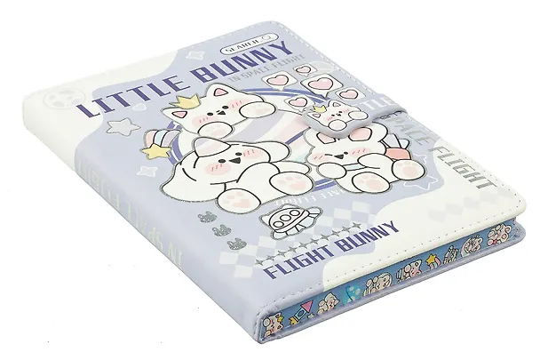 Книга для записей А5 "Little Bunny" с магнитной застежкой, ассорти 3025932 — 12