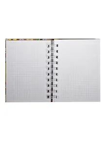 Записная книжка А6 100л кл. "Орнамент. Голландские домики" 7БЦ, евроспираль,тисн.зол.фольгой, выб.лак, Listoff