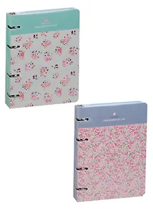 Тетрадь на кольцах в клетку Art-Blanc, Floret, 120 листов