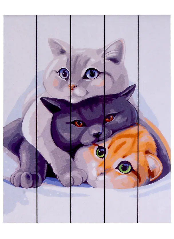 Рисование по дереву. Нежные котята 2892372 — 1
