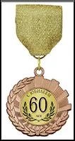 Медаль подарочная С Юбилеем 60 лет (MED02-244)