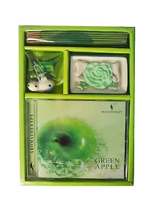 Набор ароматический подарочный с CD Зеленое яблоко (16х24х2) (QF020A-G)