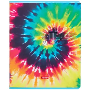 Тетрадь в клетку Hatber, Tie-Dye, 48 листов, в ассортименте