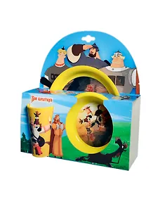 БОГАТЫРИ Набор пластик.из 3-х пр.стерео желтый Алеша