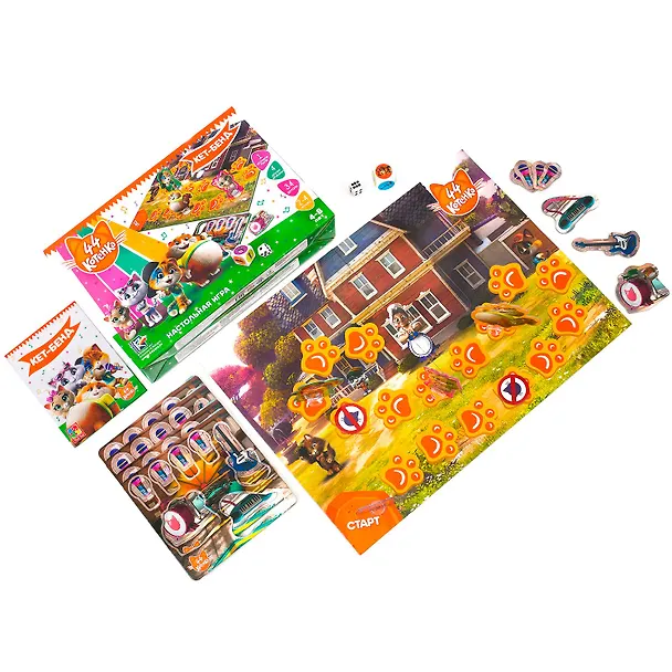 Игра настольная Vladi Toys 44 Котенка Кет-Бенд 2789755 — 2