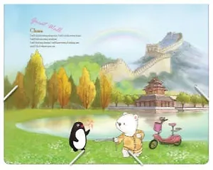 Папка пластиковая на резинке А4 Comix TRAVELLING Китай