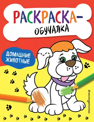 Домашние животные. Раскраска-обучалка — 2817006 — 1