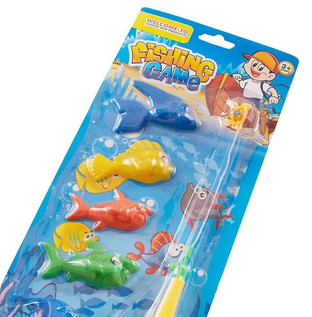 Игра, Shantou Gepai, Рыбалка магнитная (удочка, 6 рыбок) 322063 — 4