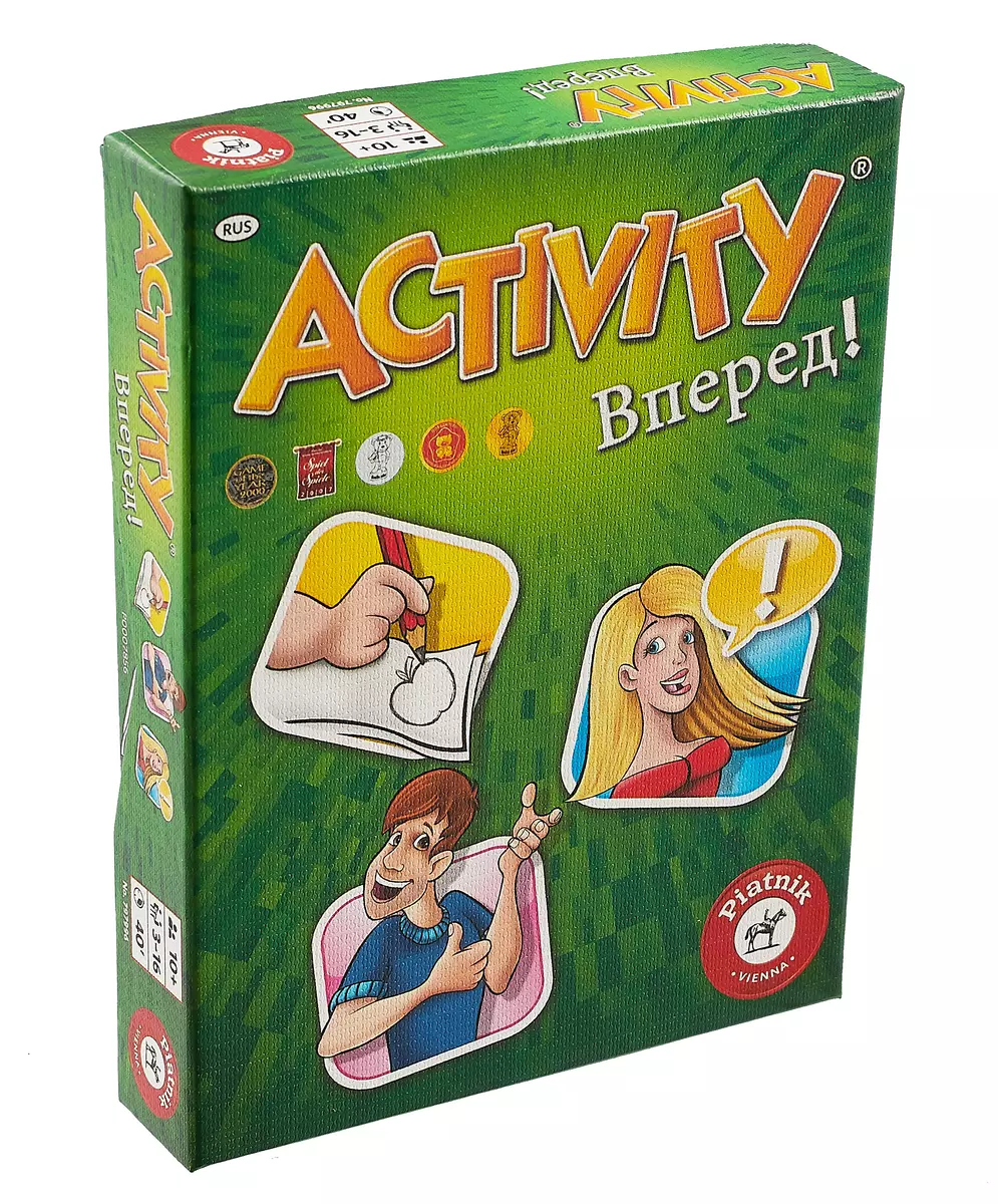 Настольная игра, PIATNIK, Activity Вперед (2558878) купить по низкой цене в  интернет-магазине «Читай-город»