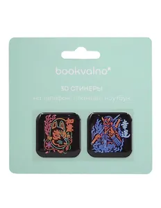 3D стикеры Япония неон (2 шт)