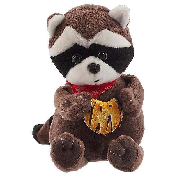 Мягкая игрушка Енот с банданой и печенькой 13,5см 12-01570-raccoon 2609599 — 1