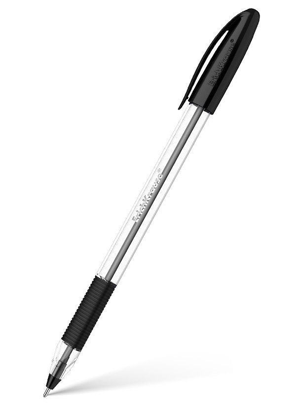 Шариковая ручка чёрная 1 мм, U-109 Classic Stick&Grip, Erich Krause 2928639 — 1